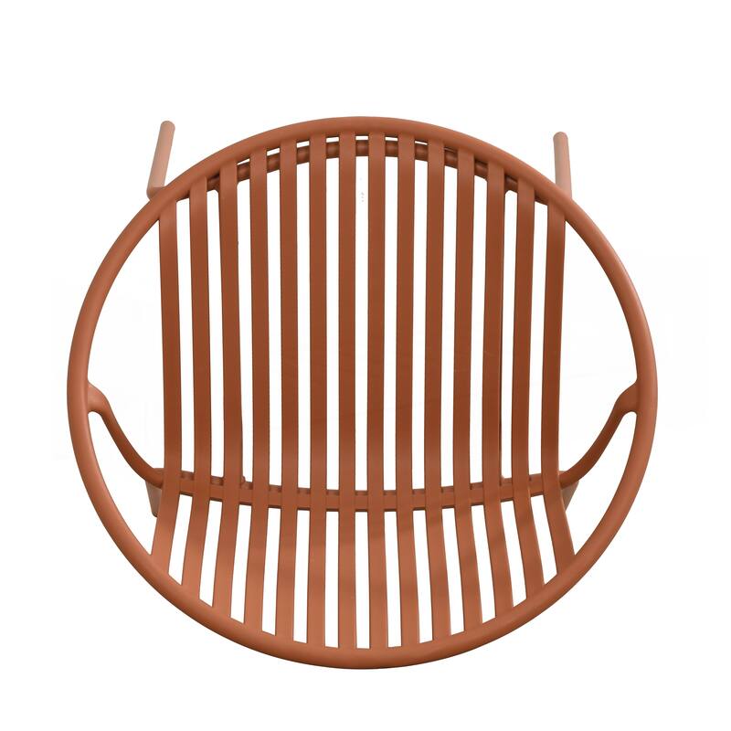 7 Pieces Outdoor Modern Metal and Polypropylene Dining Set