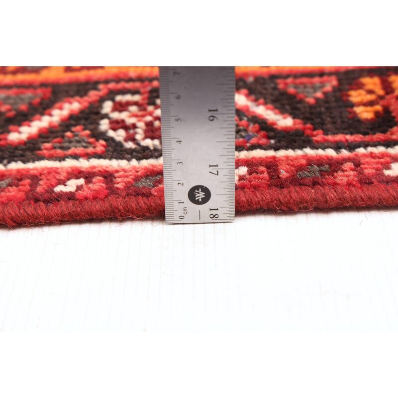 ECARPETGALLERY Hand-knotted Andelz Red Wool Rug - 4'0 x 6'5