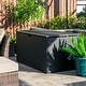 preview thumbnail 7 of 61, Outdoor 52.75"W 140 Gallon Patio Oversize Wicker Storage Bench Deck Box - 52.75"W x 29"D x 26"H