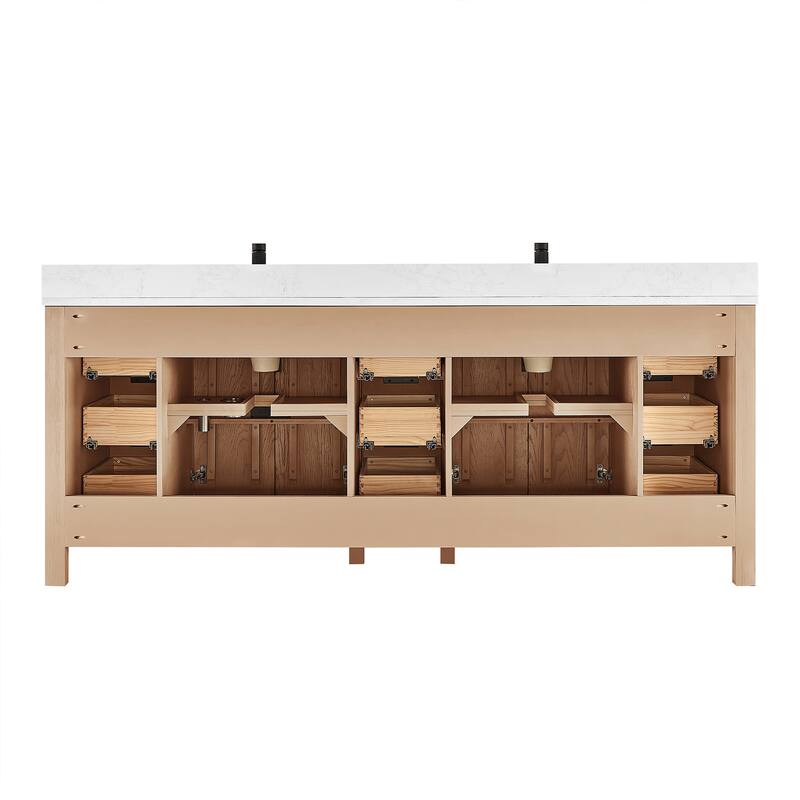 Shenzhen Bath Vanity with Composite Stone Top without Mirror