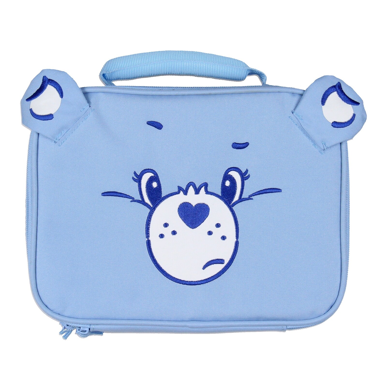 Care Bears Lunch Box Grumpy Bear Embroidered Face 3D Ears Insulated Lunch Bag Tote Bed Bath Beyond 41674506