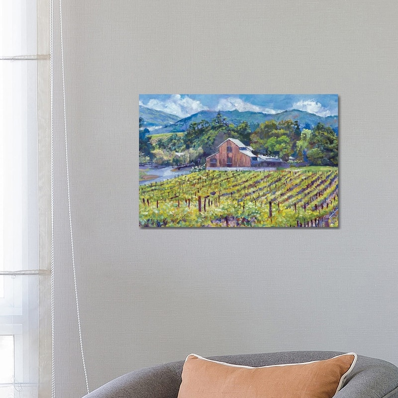 iCanvas "The Napa Winery Barn" by David Lloyd Glover Canvas Print - 18x26x1.5