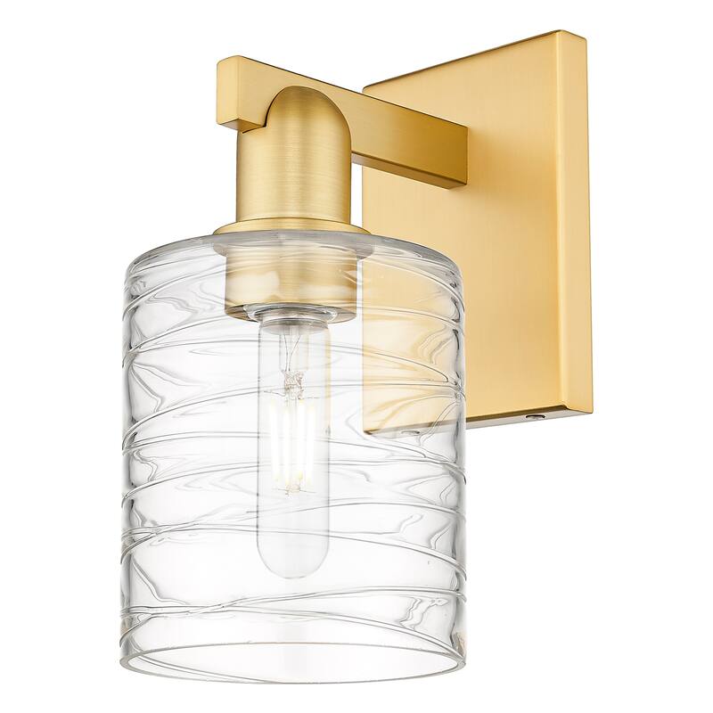 Innovations Lighting Endless Possibilities Arcadia - Cobbleskill - 1 Light 5" Deco Swirl Sconce - Satin Gold
