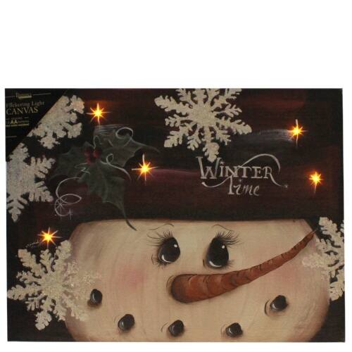 Shop Ohio Wholesale Winter Time Canvas Radiance Lighted Wall Art Overstock 17024304