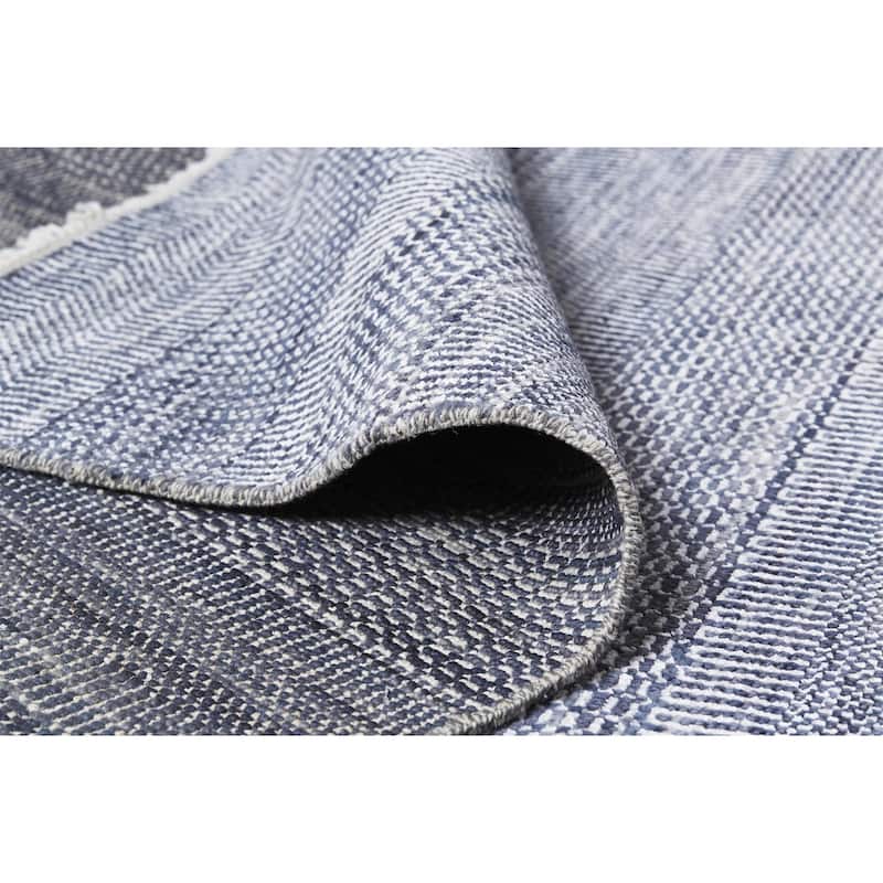 Stripes Color Block Gray Contemporary Rustic Area Rug