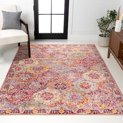 JONATHAN Y Irving Bohemian Medallion Area Rug