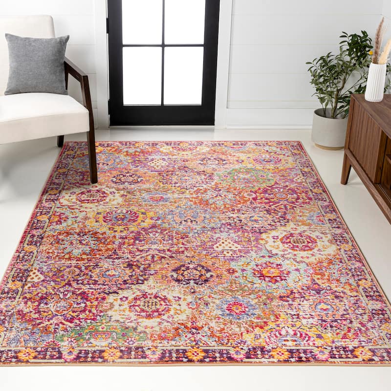 JONATHAN Y Irving Bohemian Medallion Area Rug - 4 X 6