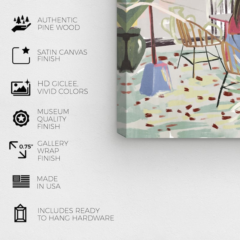 Wynwood Studio Fashion and Glam Grateful Everyday Green and Modern & Contemporary Wall Art Canvas Print