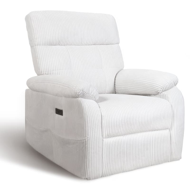 Zero Gravity Power Recliner Chair with USB Port - Electric Adjustable Backrest and Footrest, Ergonomic Design