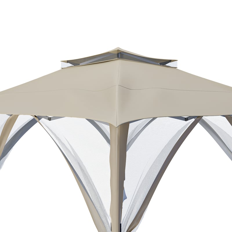 Outdoor Pop-Up Gazebo Tent With Soft Top