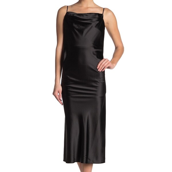 cowl neck sheath dress