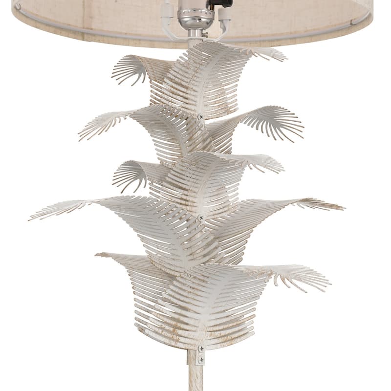 Acroma Demrul Table Lamp with Metal Leaves rod - 1-light