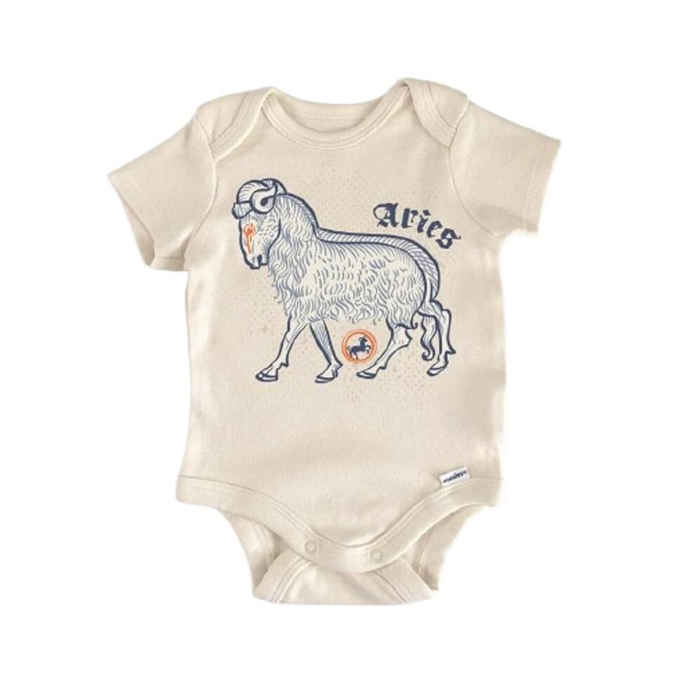 Aries Zodiac Constellation - Baby Boy Girl Clothes Infant Bodysuit Funny Cute