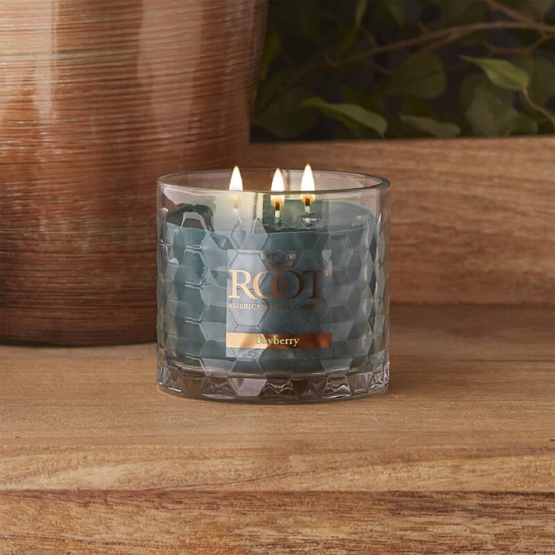 Root Bayberry Scented 3Wick Signature Jar Bed Bath