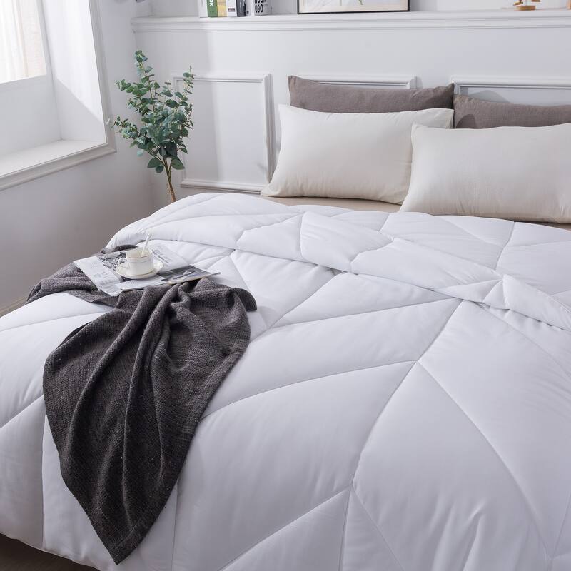 Chevron Stitch Down Alternative Comforter
