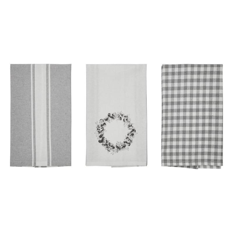 Finders Keepers Eucalyptus Tea Towel Set of 3 19x28
