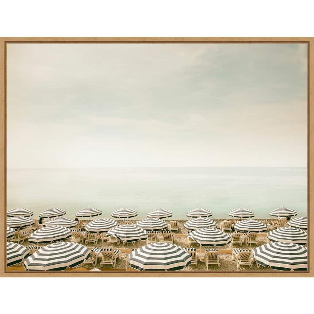Seaside 4 (Beach) by Carina Okula Framed Canvas Art