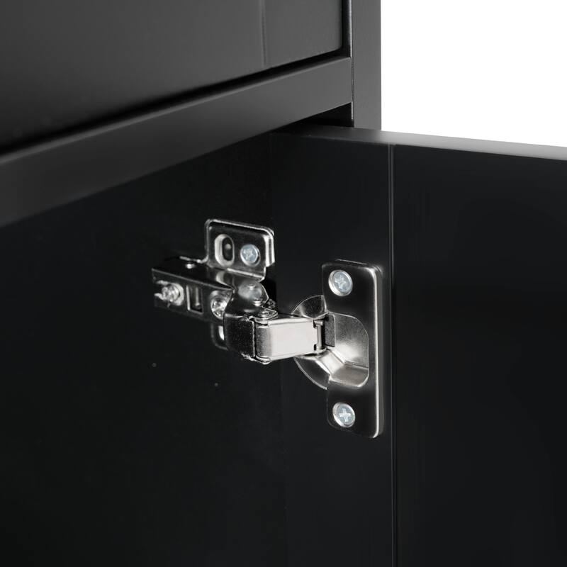 70.9" High Freestanding Tall Bathroom Cabinet with a Drawer, 2 Cabinets, 4 Soft-Close Doors, 2 Adjustable Shelves, Open Storage