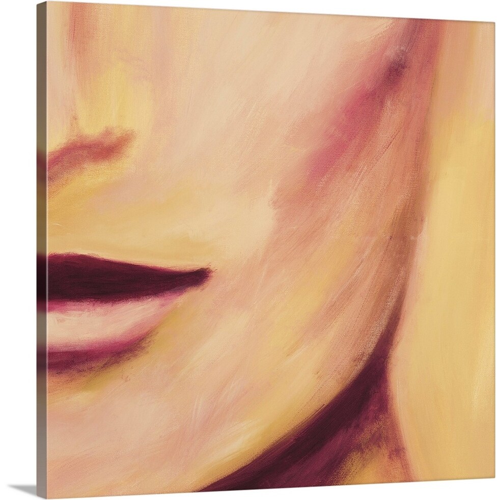 Shop Just Lips Canvas Wall Art Overstock 16890148