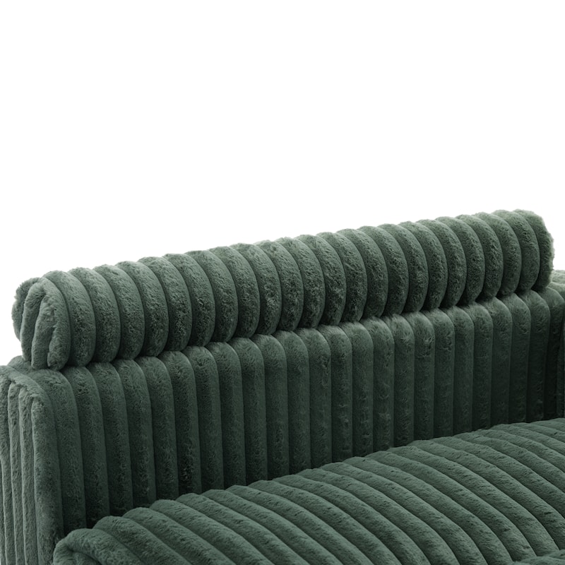 Oversized L-Shape Upholstered Chaise Lounge Sofa Couch