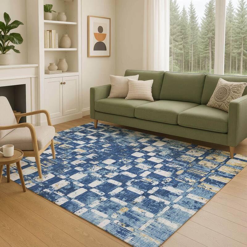 Machine Washable Indoor/ Outdoor Casual Foxfield Chantille Rug