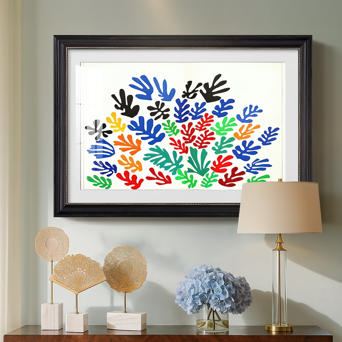 The Sheaf 1953-Henri Matisse-Custom Framed Print - Overstock