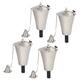Option Hammered Nickel - 4 Pack