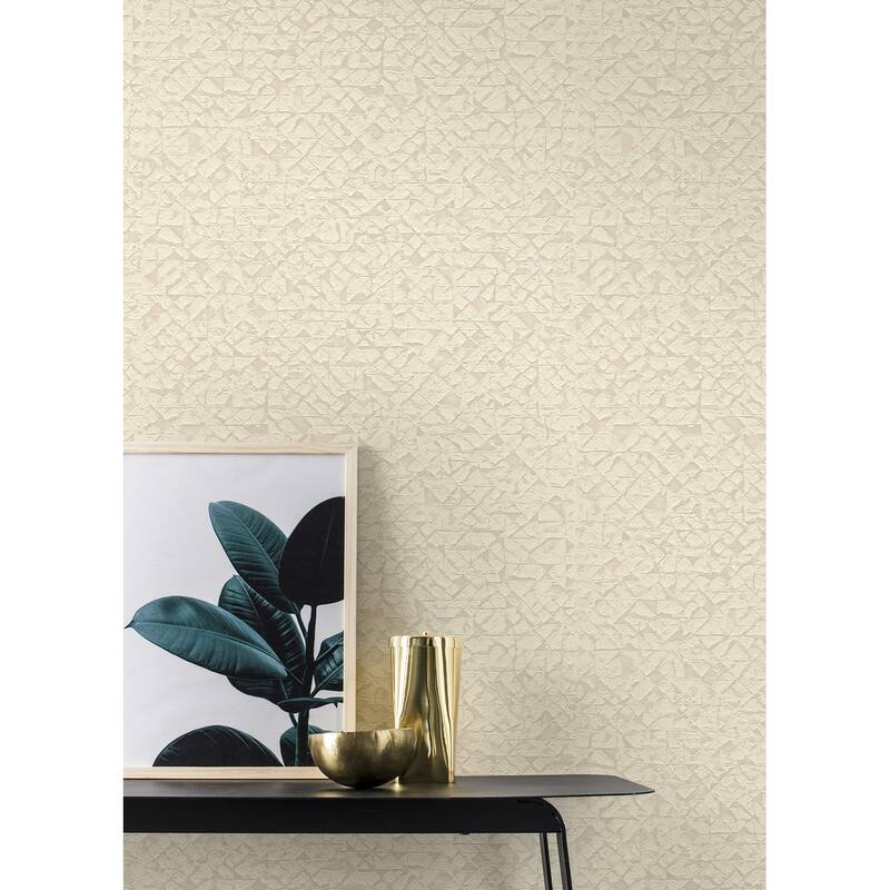 Advantage Arbus Cream Geo Wallpaper