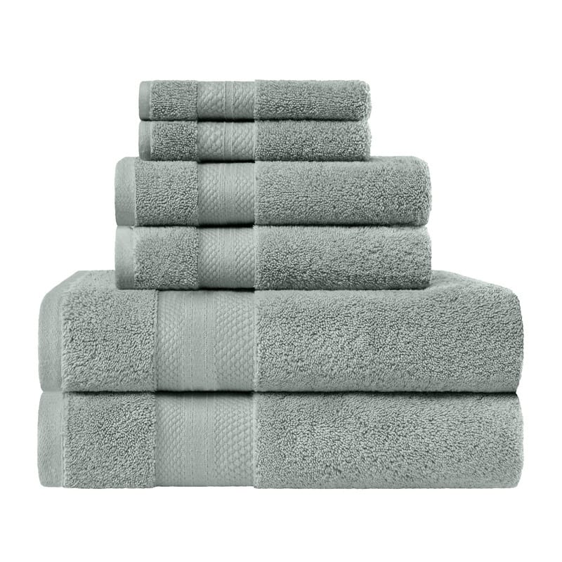 Blue Nile Mills Rio Turkish Cotton 6 Piece Towel Set