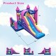 preview thumbnail 2 of 8, Gymax Kids Inflatable Bounce Castle 7-in-1 Jumping House w/ Long Slide