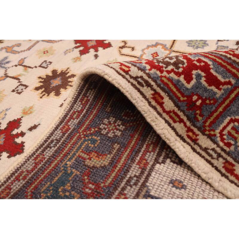 ECARPETGALLERY Hand-knotted Serapi Heritage Cream Wool Rug - 3'11 x 5'11