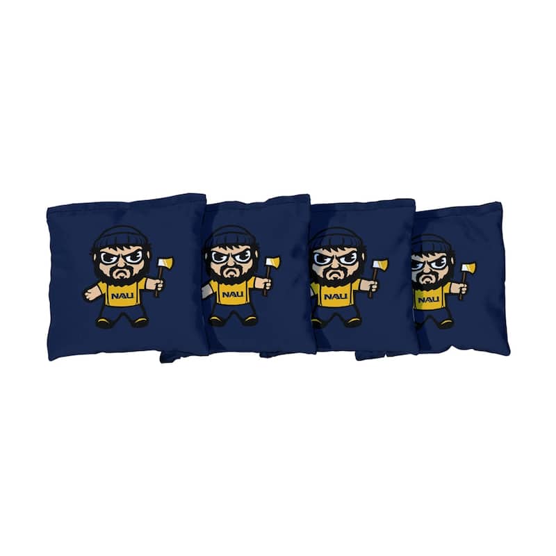 Northern Arizona University Lumberjacks Tokyodachi Blue Cornhole Bags - Corn Filled