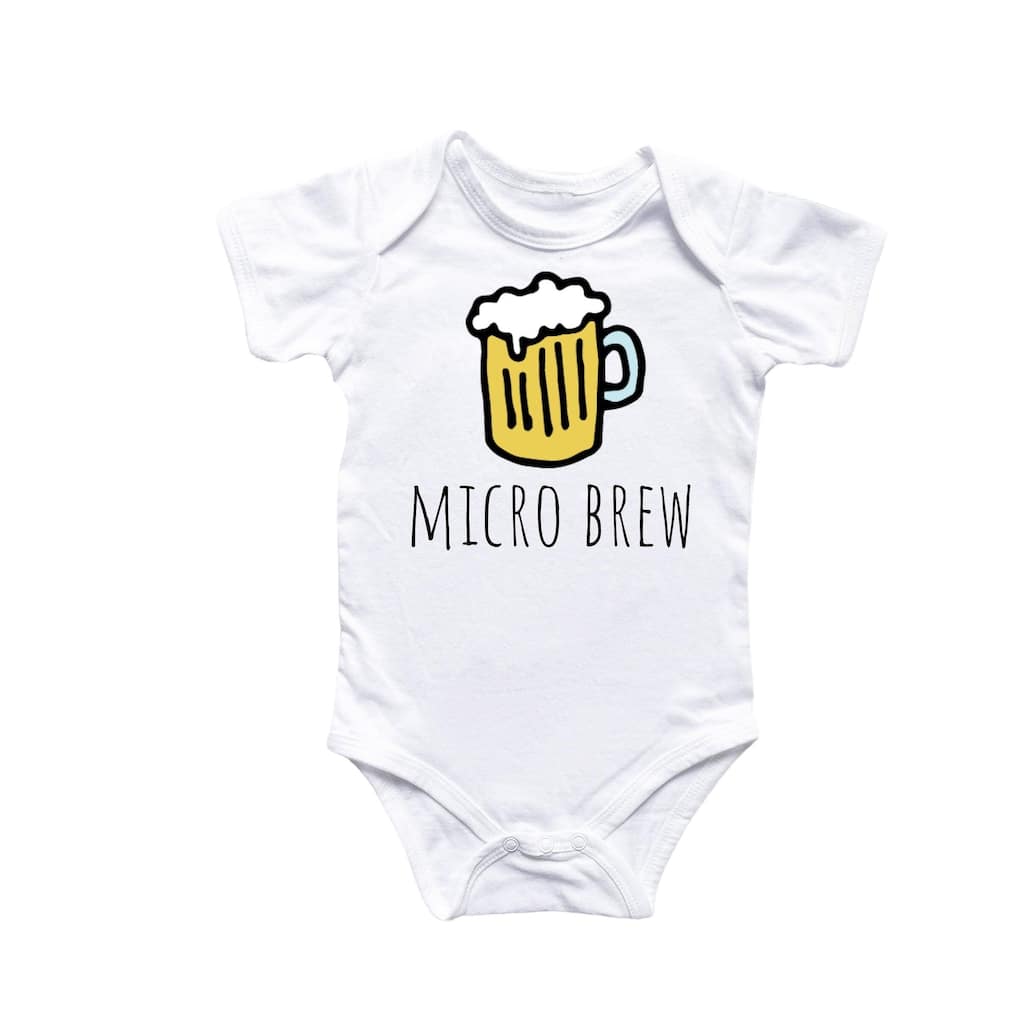 Brewery Beer Hops - Baby Boy Girl Clothes Infant Bodysuit Funny Cute Newborn