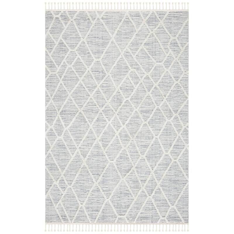 SAFAVIEH Marrakech Moroccan Roselyn Boho Braided Tassel Area Rug