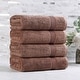 preview thumbnail 86 of 105, Superior Heritage Egyptian Cotton Absorbent Bath Towel Set of 4 Mocha