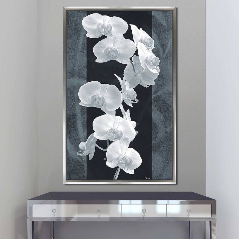 "Orchid Opulence I" Print on Floating Canvas