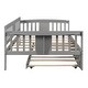 preview thumbnail 47 of 72, Elegant Design Daybed with Trundle Bed, Wooden Sofa Bed for Bedroom Living Room, Wood Platform Bed Frame for Kids Teens Guests