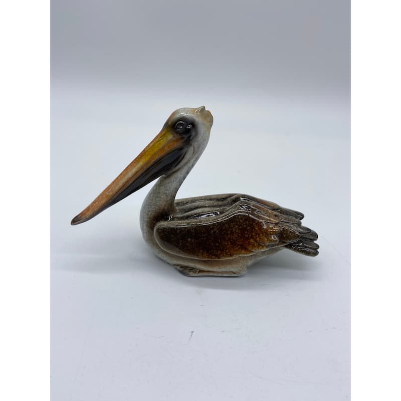 Sitting and Standing Pelicans (Set of 2)