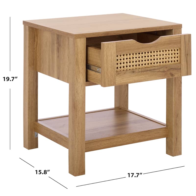 SAFAVIEH Home Seeley 1-Drawer Nightstand