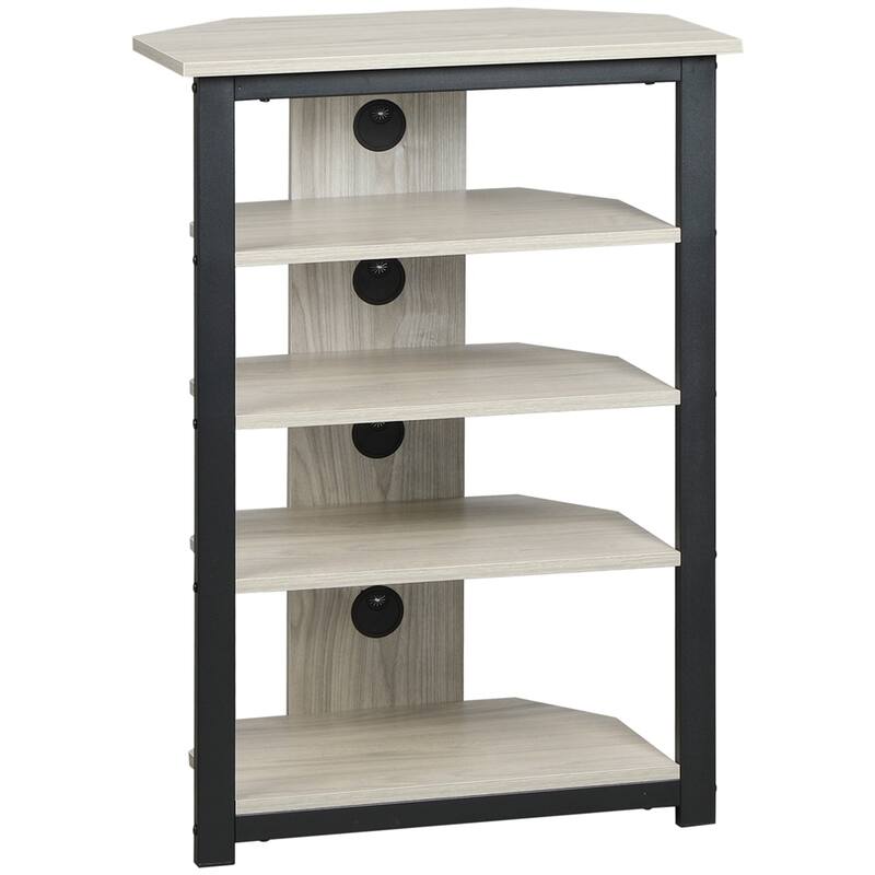Storage Shelves with Steel Frame and Cable Management