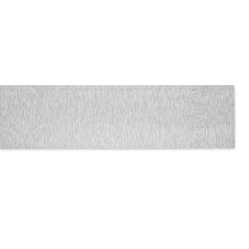 Tonal Recycled Cotton Slubby Rib Table Runner