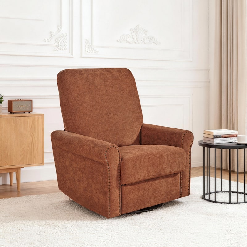 Heido 360 Degree Swivel Glider Manual Recliner Leisure Sofa Chair