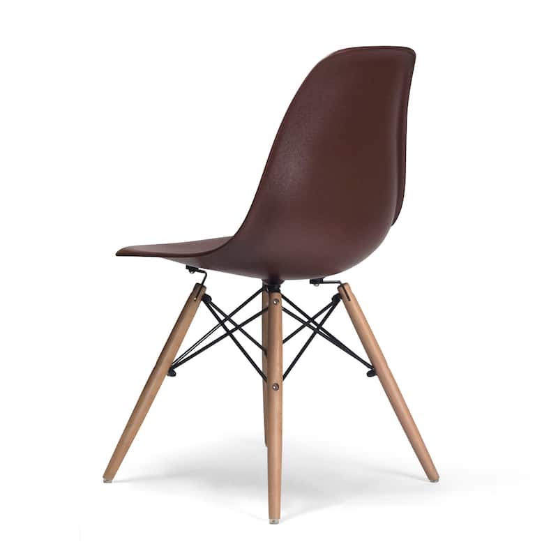 Paris-2 Side Chairs with Natural Legs (Set of 2)