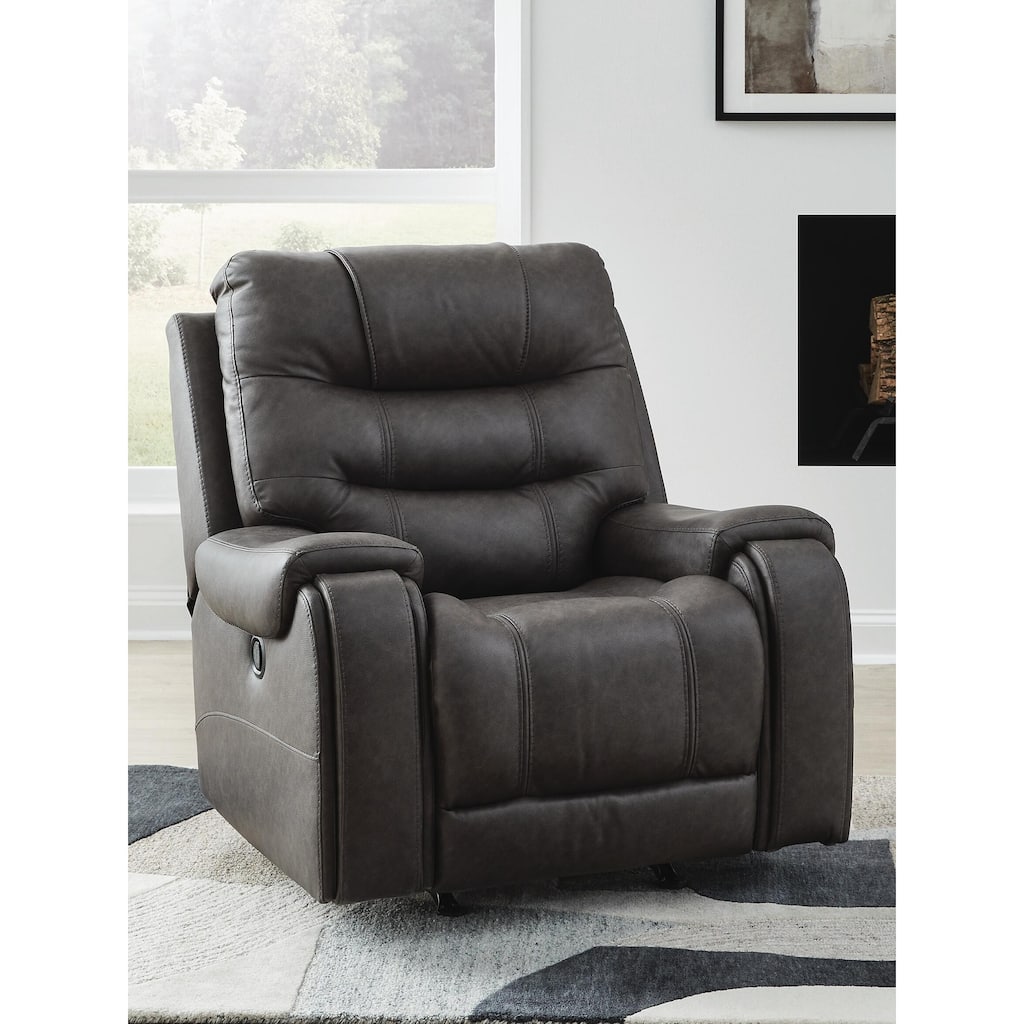 Signature Design by Ashley MakingMoves Gray Recliner