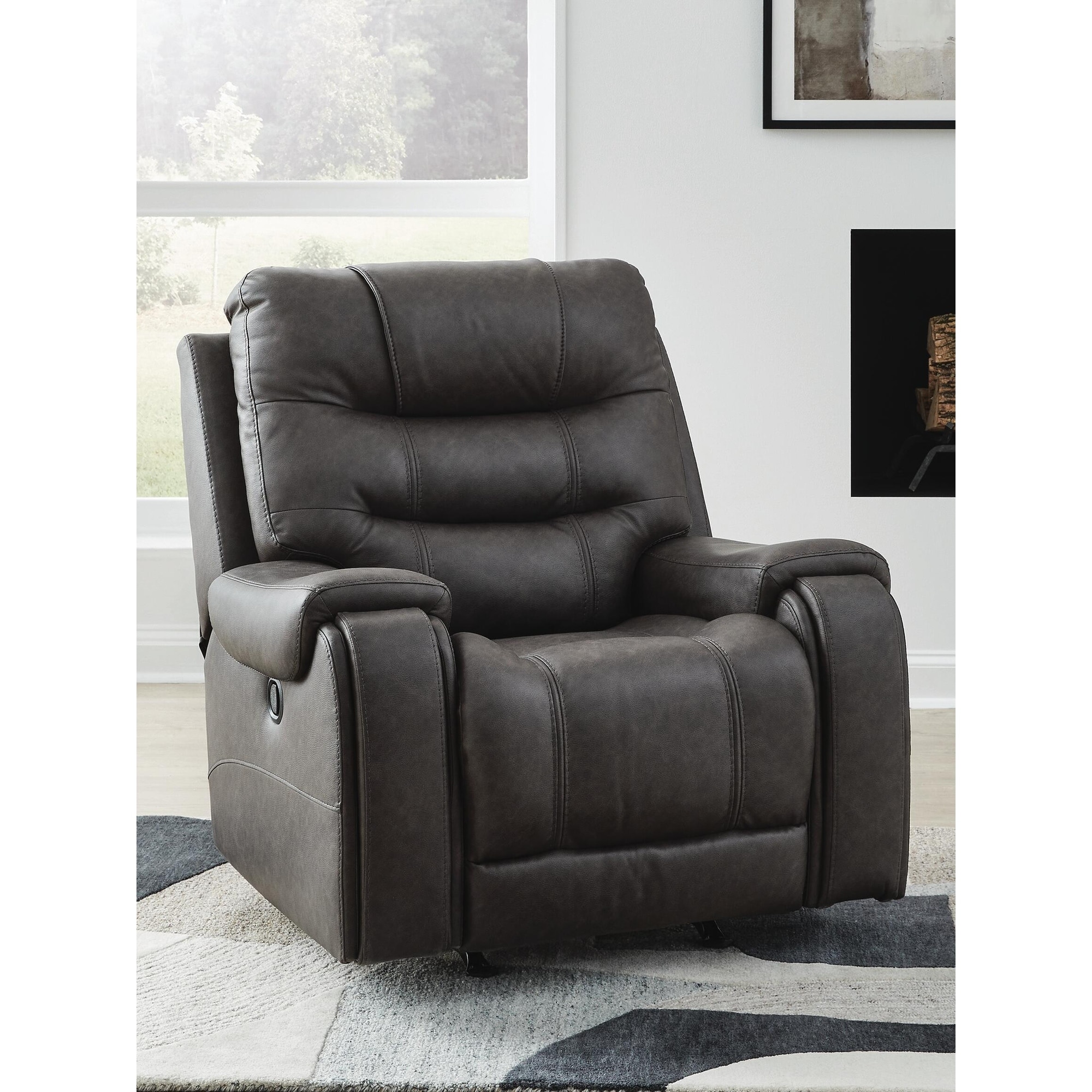 Signature Design by Ashley MakingMoves Gray Recliner