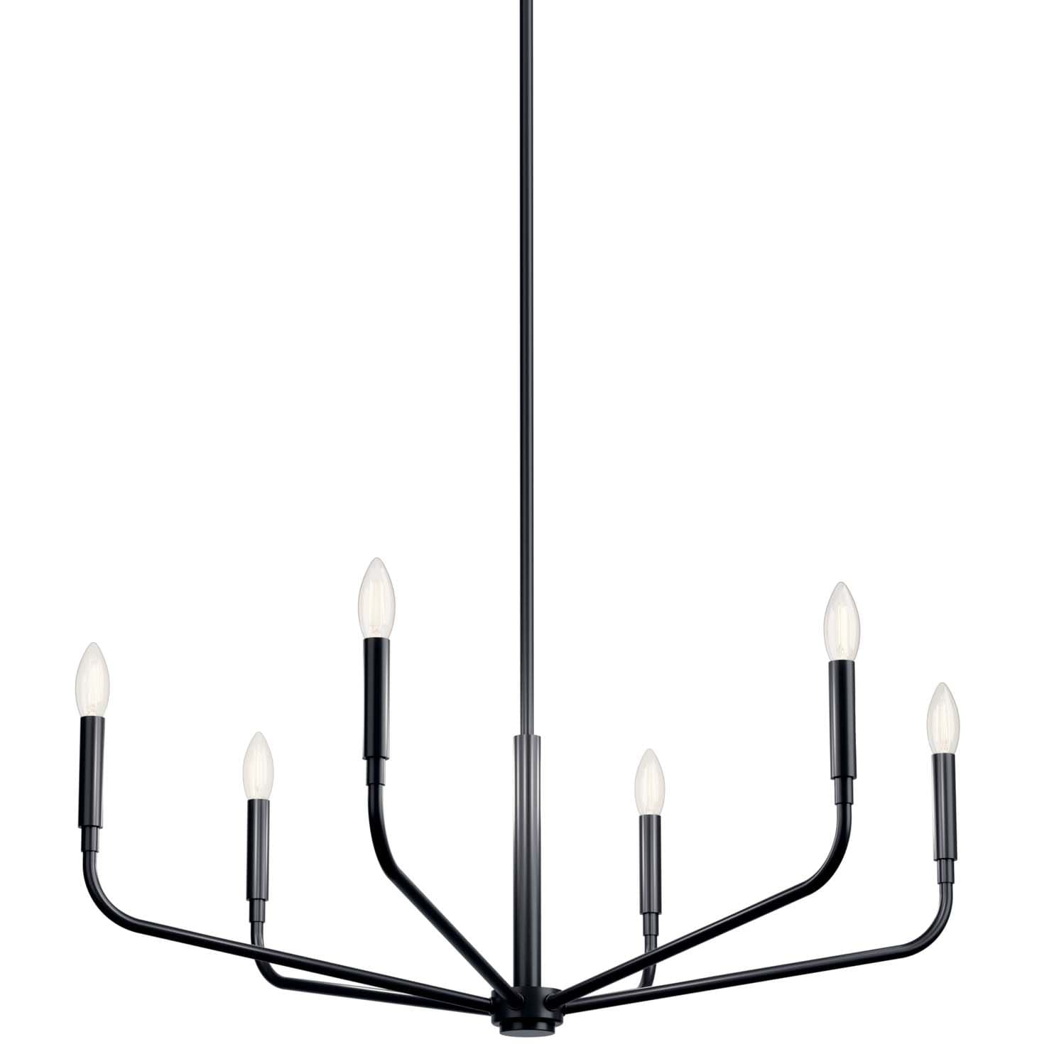 Kichler 52718 Madden 6 Light 32" Wide Taper Candle Style Chandelier