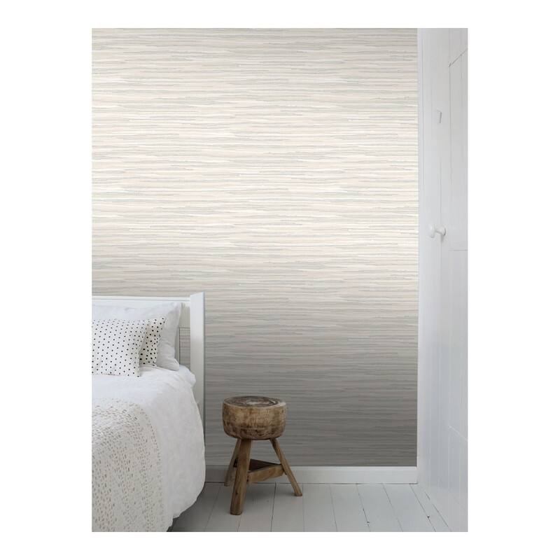 ESTA Home Cabana Cream Faux Grasscloth Wallpaper - 20.5 x 396 x 0.025