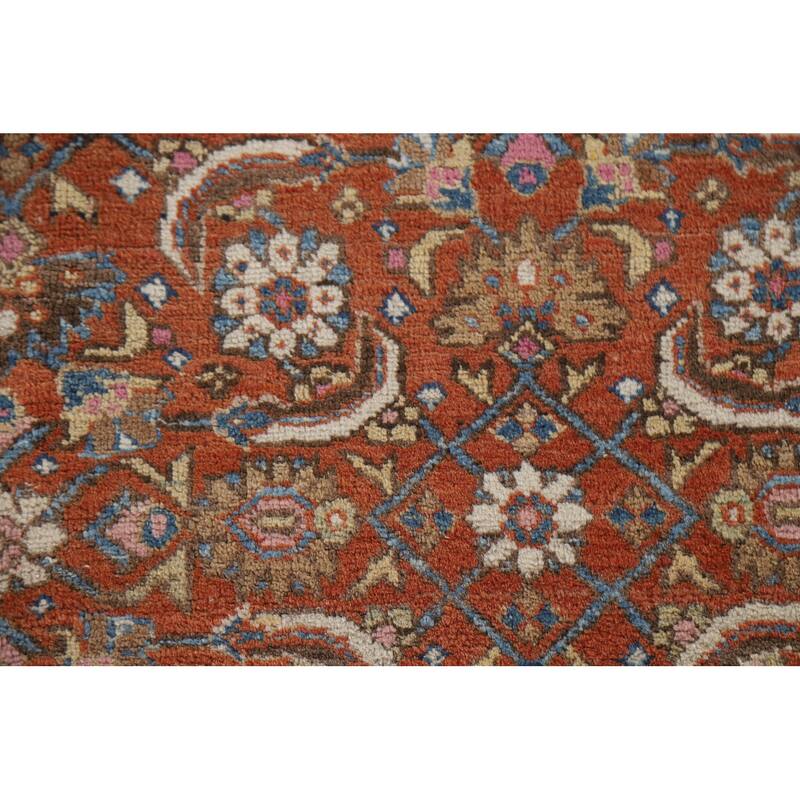 Vegetable Dye Bidjar Persian Antique Area Rug Handmade Wool Carpet - 8'2"x 10'8"