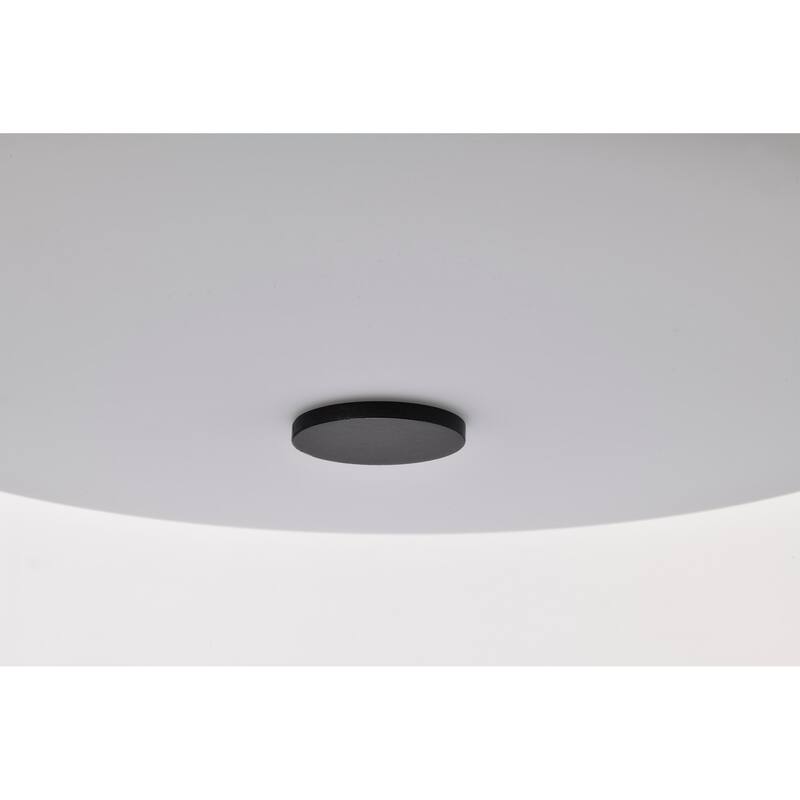 Warren 17 Inch Pendant Gun Metal with Satin White Glass - Gun Metal