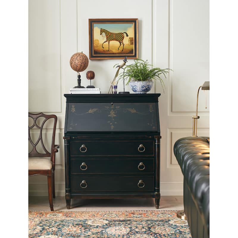 Hooker Furniture 6750-10309 Charleston 40" Cherry 6 Drawer Secretary
